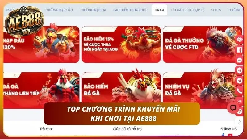 Đá Gà Campuchia - Cách Cược Tại Trường Gà Chính Thức AE888 4 Thao tác nhận ưu đãi hoàn trả giúp hội viên tối ưu nguồn vốn.